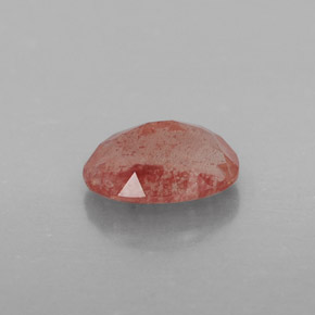 Andesina labradorita vermelho natural 0,78ct, transparente, transparente/translúcido