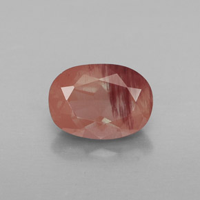 Labradorita andesina mel vermelho Natural 0.90ct, Transparente, Transparente/Translúcido