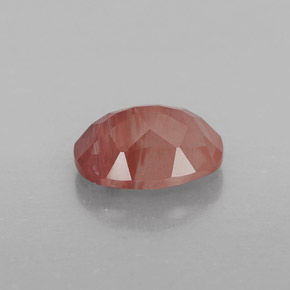 Labradorita andesina mel vermelho Natural 0.90ct, Transparente, Transparente/Translúcido