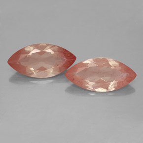 Pedras preciosas de andesina labradorita laranja natural de  ct, transparente, transparente/translúcido