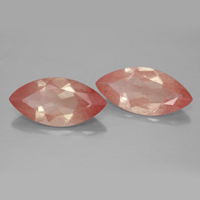 Pedras preciosas de andesina labradorita laranja natural de  ct, transparente, transparente/translúcido