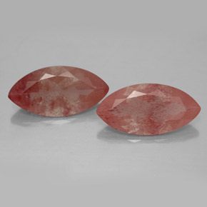 Pedras preciosas de andesina labradorita vermelho natural de  ct, transparente, transparente/translúcido