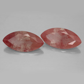 Pedras preciosas de andesina labradorita vermelho natural de  ct, transparente, transparente/translúcido