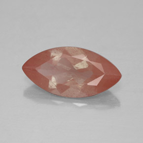 Andesina labradorita laranja natural 2,23ct, transparente, transparente/translúcido