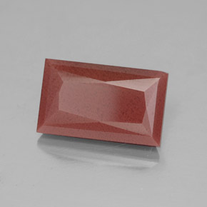 Andesina labradorita vermelho natural 4,12ct, transparente, transparente/translúcido