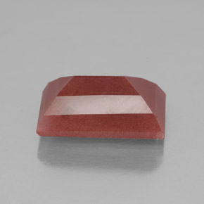 Andesina labradorita vermelho natural 4,12ct, transparente, transparente/translúcido