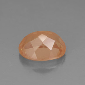 Labradorita andesina mel de laranja Natural 2.74ct, Transparente, Transparente/Translúcido