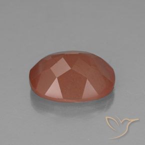 Labradorita andesina Toranja Laranja Natural 3.31ct, oval, Translúcido