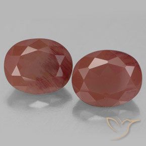 Pedras preciosas de andesina labradorita vermelho natural de 7,36 ct, transparente, transparente/translúcido