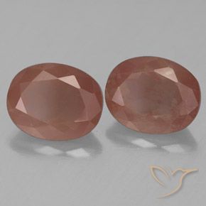 Pedras preciosas de Labradorita andesina Laranja Avermelhado Pálido natural de 5.11 ct, oval, Transparente