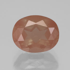 Andesina labradorita laranja natural 2,72ct, transparente, transparente/translúcido