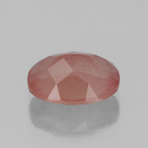 Labradorita andesina mel vermelho Natural 2.44ct, Transparente, Transparente/Translúcido