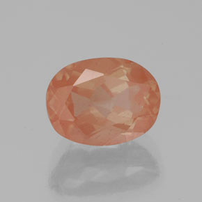 Andesina labradorita laranja natural 1,86ct, transparente, transparente/translúcido