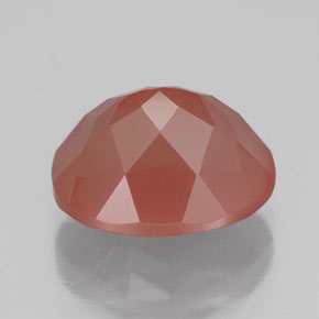 Andesina labradorita vermelho natural 4,03ct, transparente, transparente/translúcido