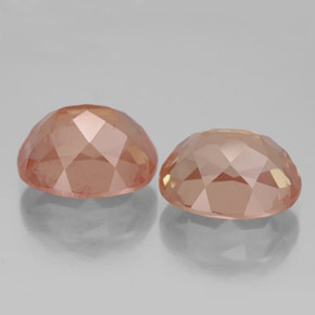 Pedras preciosas de andesina labradorita vermelho natural de  ct, transparente, transparente/translúcido