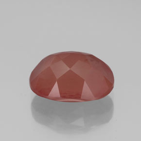 Andesina labradorita vermelho natural 3,35ct, transparente, transparente/translúcido