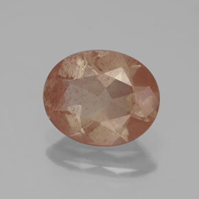 Labradorita andesina mel de laranja Natural 2.23ct, Transparente, Transparente/Translúcido