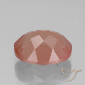 Labradorita andesina vermelho médio Natural 3.59ct, oval, Transparente/Translúcido