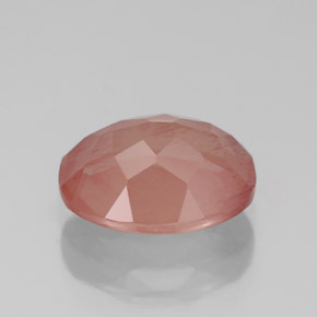 Andesina labradorita vermelho natural 2,57ct, transparente, transparente/translúcido