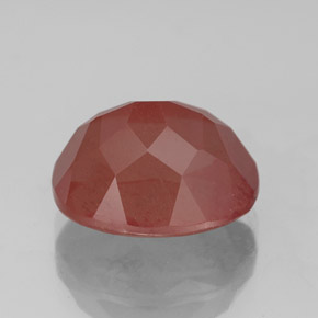 Andesina labradorita vermelho natural 4,30ct, transparente, transparente/translúcido