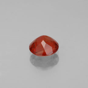 Labradorita andesina Laranja vermelha Natural 0.67ct, Corte Redondo, VS-SI