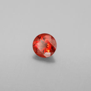 Labradorita andesina mel de laranja Natural 0.62ct, Corte Redondo, VS