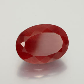 Labradorita andesina mel vermelho Natural 3.21ct, Corte Oval, Translúcido