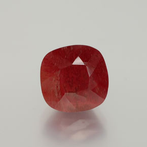 Labradorita andesina mel vermelho Natural 3.45ct, Almofada cortada, Translúcido