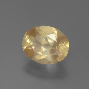 Andesina labradorita dourado natural 2,58ct, corte oval, transparente