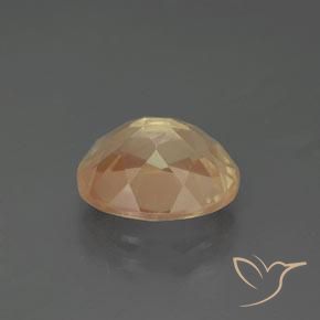 Labradorita andesina Laranja Dourado Natural 2.73ct, oval, Transparente