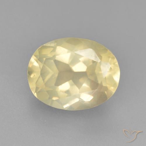 3.27ct Natural Luz amarela Labradorita andesina, oval, Transparente