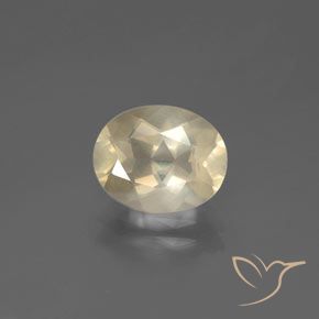 2.41ct Natural Creme Labradorita andesina, oval, Transparente