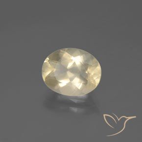 Labradorita andesina Luz Dourada Natural 2.46ct, oval, Transparente