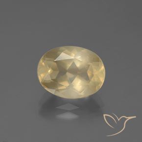 3.44ct Natural Creme Labradorita andesina, oval, Transparente