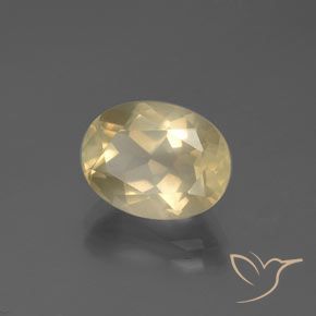 Labradorita andesina Creme Natural 3.44ct, oval, Transparente