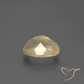 Labradorita andesina Creme Natural 3.44ct, oval, Transparente