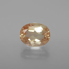 Andesina labradorita dourado natural 1,91ct, corte oval, transparente
