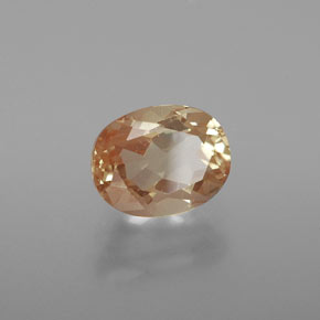 Andesina labradorita dourado natural 1,91ct, corte oval, transparente