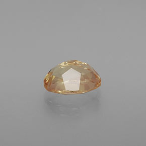 Andesina labradorita dourado natural 1,91ct, corte oval, transparente