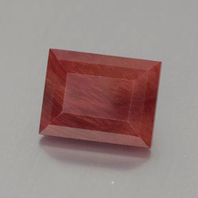 Labradorita andesina mel vermelho Natural 2.54ct, baguete, Translúcido