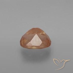 Labradorita andesina Toranja Laranja Natural 3.54ct, oval, Transparente