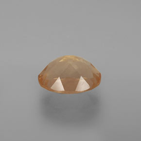 Andesina labradorita dourado natural 2,90ct, corte oval, transparente