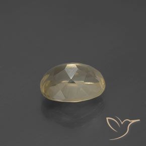 Labradorita andesina Creme Natural 2.51ct, oval, Transparente