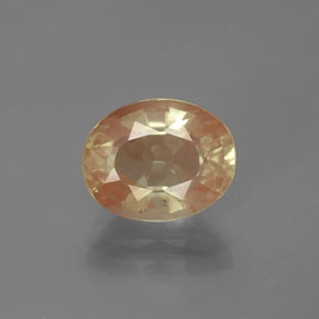 Andesina labradorita dourado natural 2,98ct, corte oval, transparente