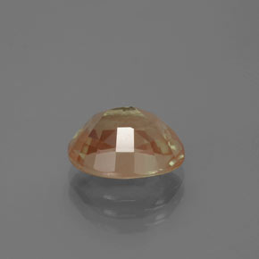 Andesina labradorita dourado natural 2,98ct, corte oval, transparente