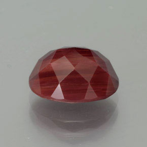 Labradorita andesina mel vermelho Natural 2.74ct, Corte Oval, Translúcido