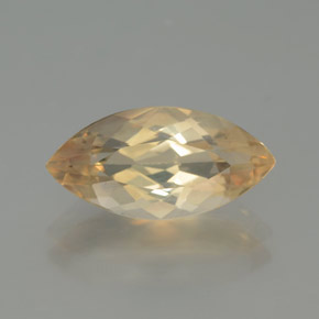 Andesina labradorita laranja natural 2,18ct, marquise, transparente