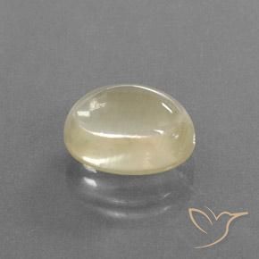 Labradorita andesina Creme Natural 9.15ct, oval, Transparente