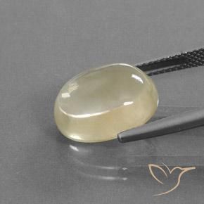 Labradorita andesina Creme Natural 9.15ct, oval, Transparente