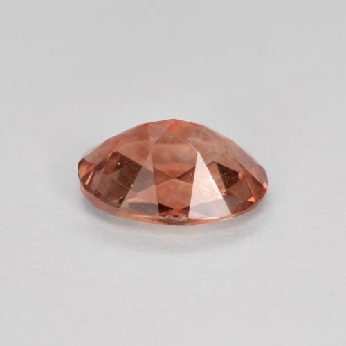 Labradorita andesina vermelho médio Natural 0.69ct, Corte Oval, VVS-VS